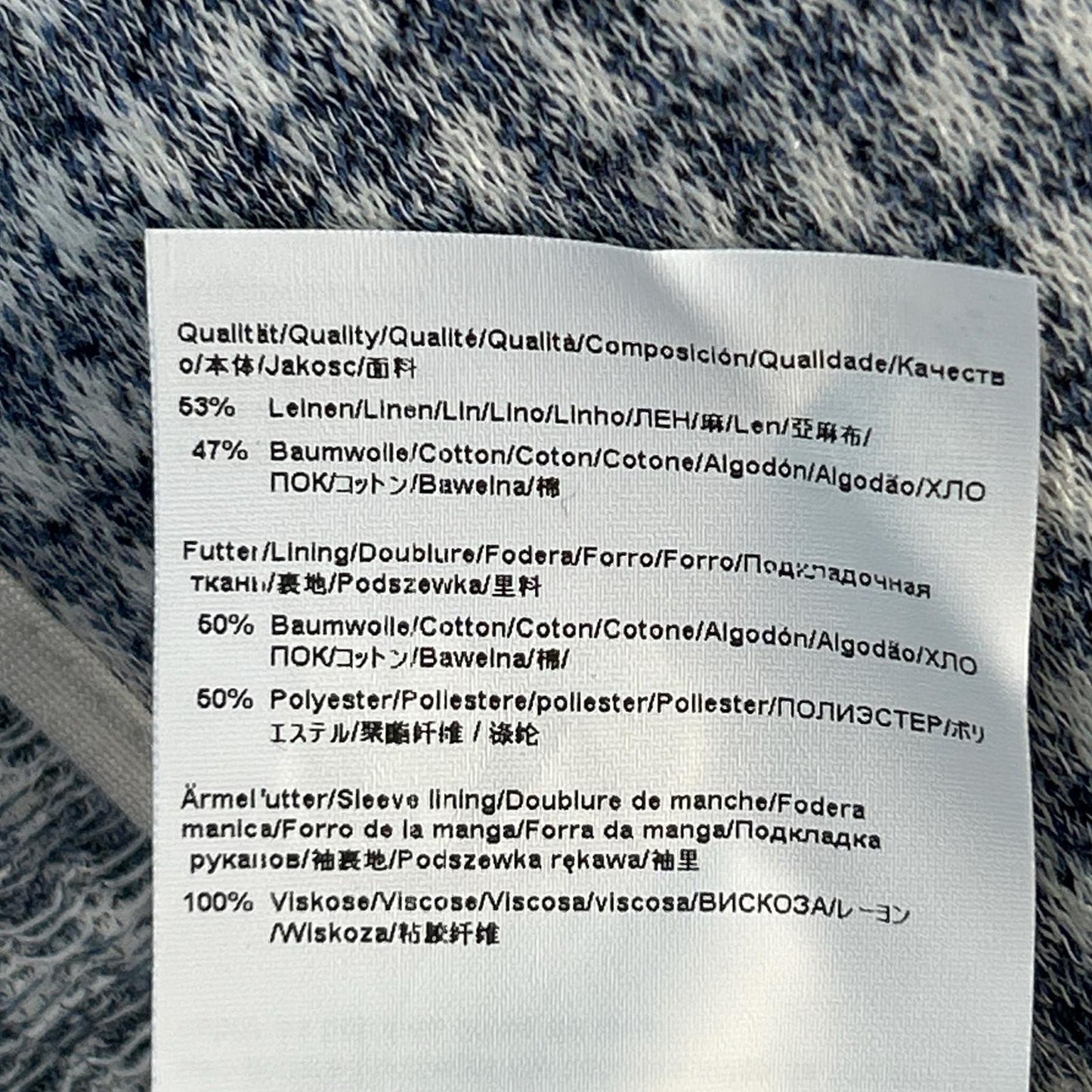 蓝色运动服夹克 夹克 50 男士