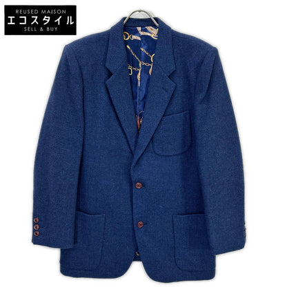 ISSEY MIYAKE MEN 80s Blue Lined Jacket Brush Tag Jacket