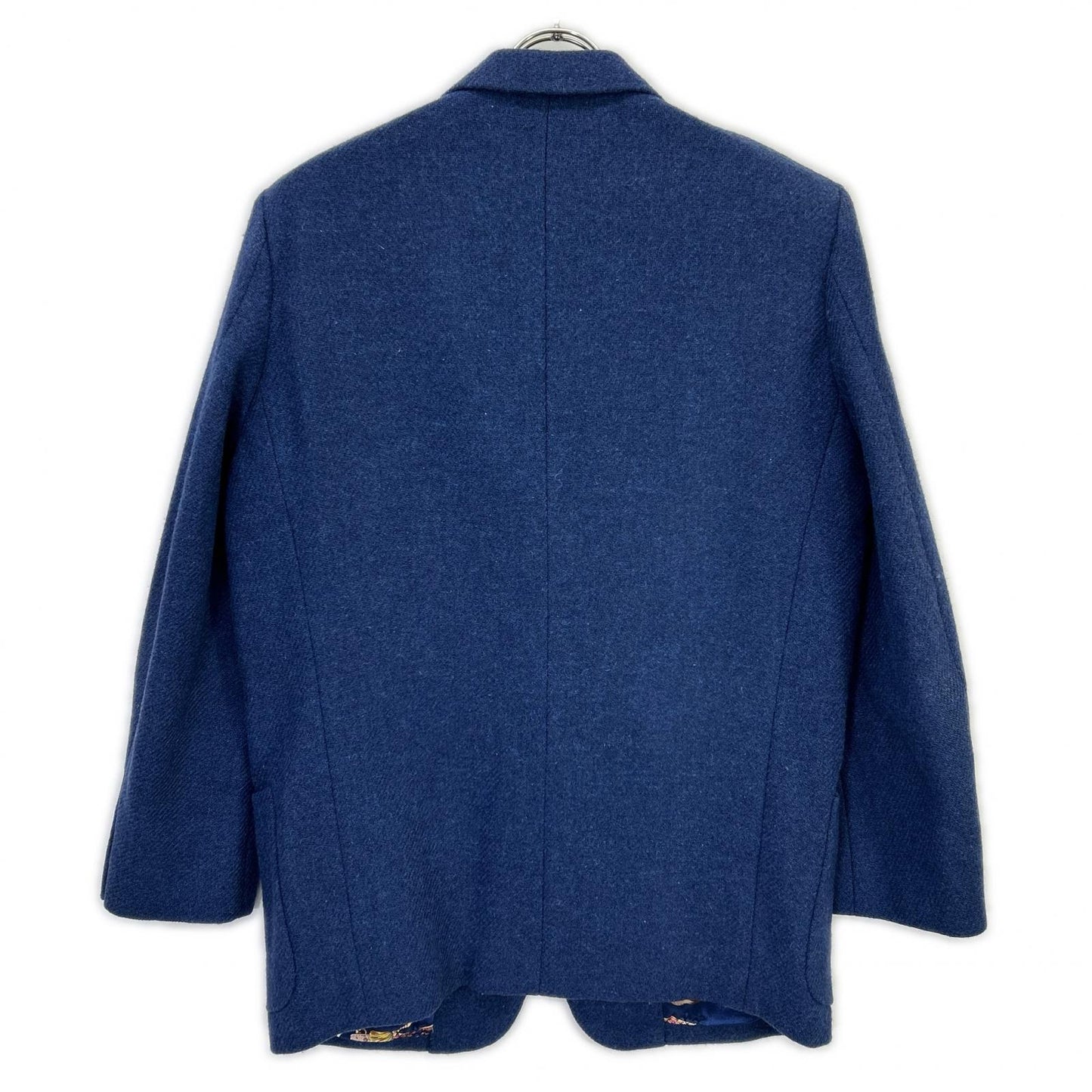 ISSEY MIYAKE MEN イッセイミヤケメン 80s ブルー 裏地総柄 ジャケット　筆タグ ジャケット