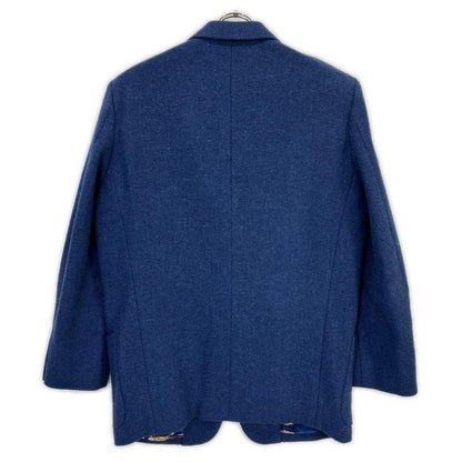 ISSEY MIYAKE MEN イッセイミヤケメン 80s ブルー 裏地総柄 ジャケット　筆タグ ジャケット