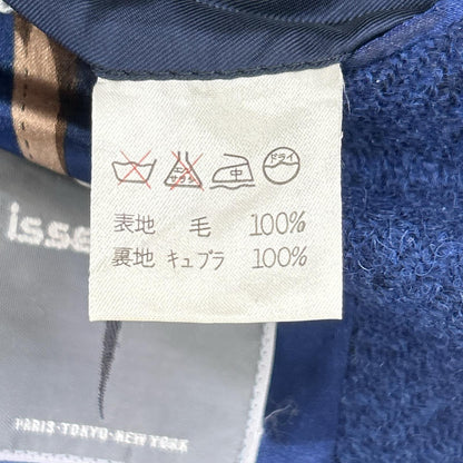 ISSEY MIYAKE MEN イッセイミヤケメン 80s ブルー 裏地総柄 ジャケット　筆タグ ジャケット