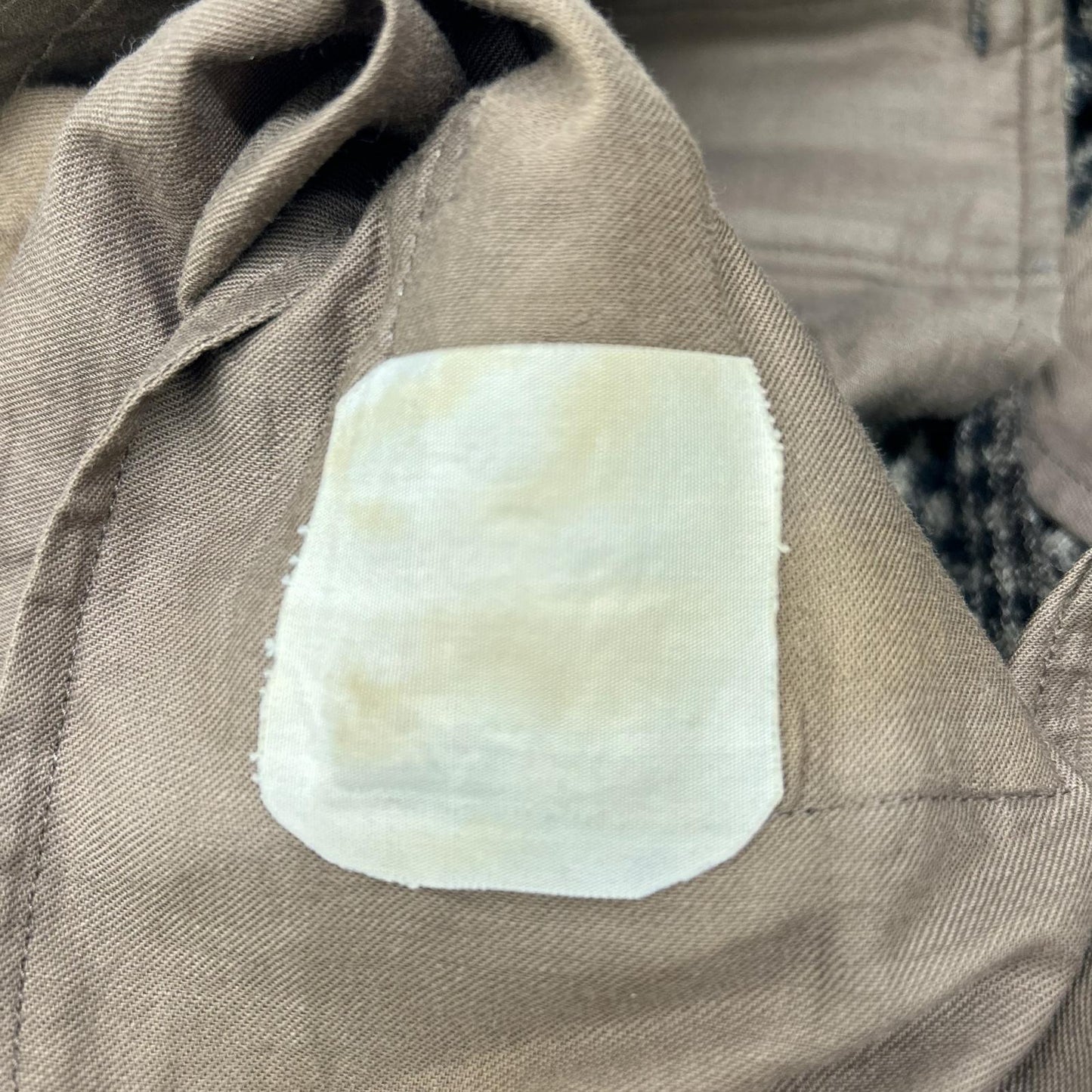 ISSEY MIYAKE MEN イッセイミヤケメン 80s ブラウン チェック ウール パンツ　筆タグ ボトムス