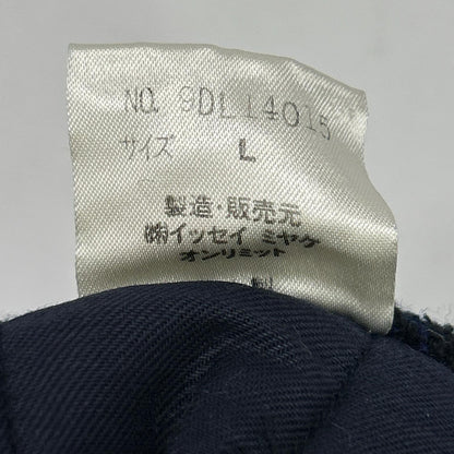 ISSEY MIYAKE MEN イッセイミヤケメン 80s ブルー ウール パンツ　筆タグ ボトムス
