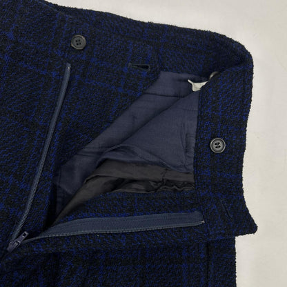 ISSEY MIYAKE MEN イッセイミヤケメン 80s ブルー ウール パンツ　筆タグ ボトムス