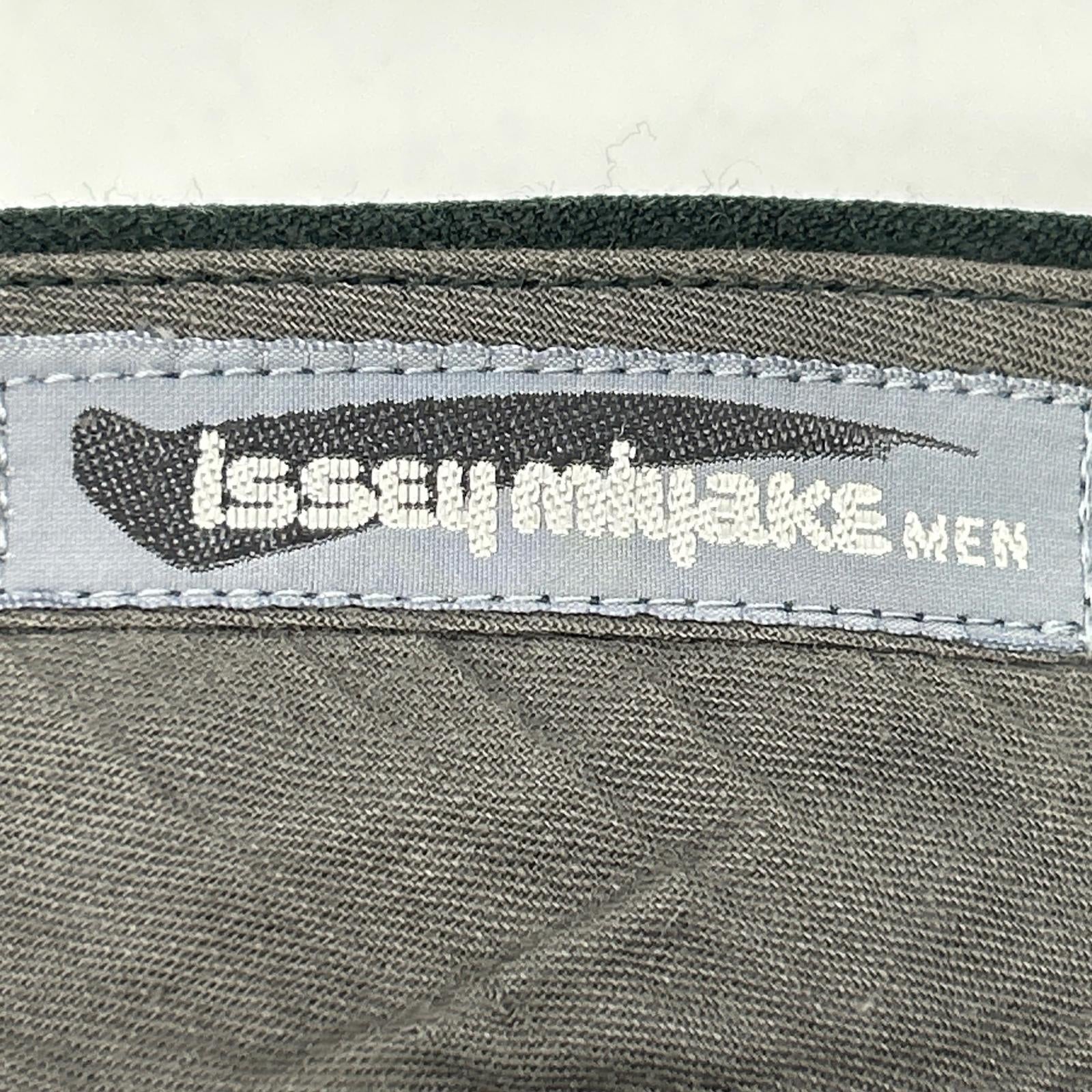 ISSEY MIYAKE MEN 三宅一生男装 80年代 绿色 羊毛长裤 笔标 下装