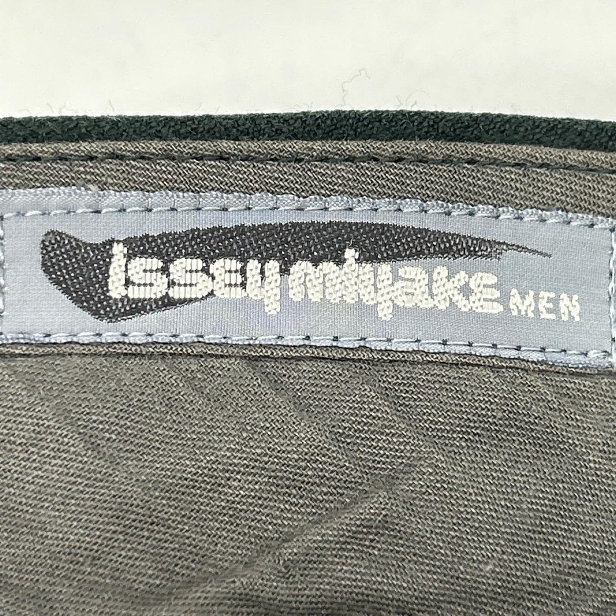 ISSEY MIYAKE MEN 三宅一生男装 80年代 绿色 羊毛长裤 笔标 下装