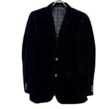 BURBERRY BLACK LABEL バーバリーブラックレーベル 11年 ブラック ベロア ジャケット ジャケット