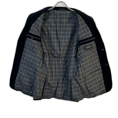 Burberry Black Label バーバリーブラックレーベル 11年 ブラック ベロア ジャケット ジャケット