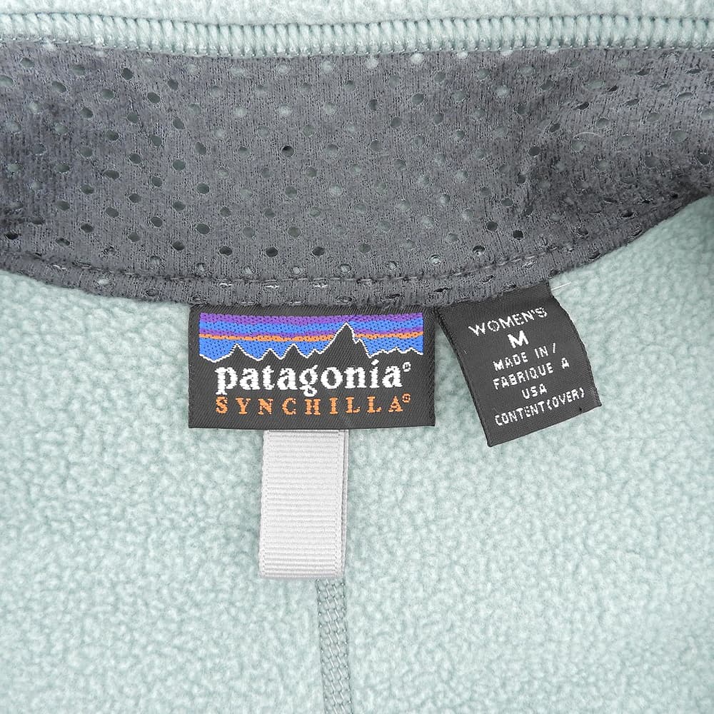 Patagonia パタゴニア USA製 フリース ベスト レディース グリーン M 25162 ベスト