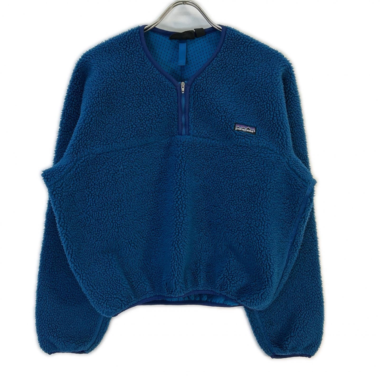 Patagonia パタゴニア 90s ブルー シンチラ カヤック パドリング プルオーバー トップス