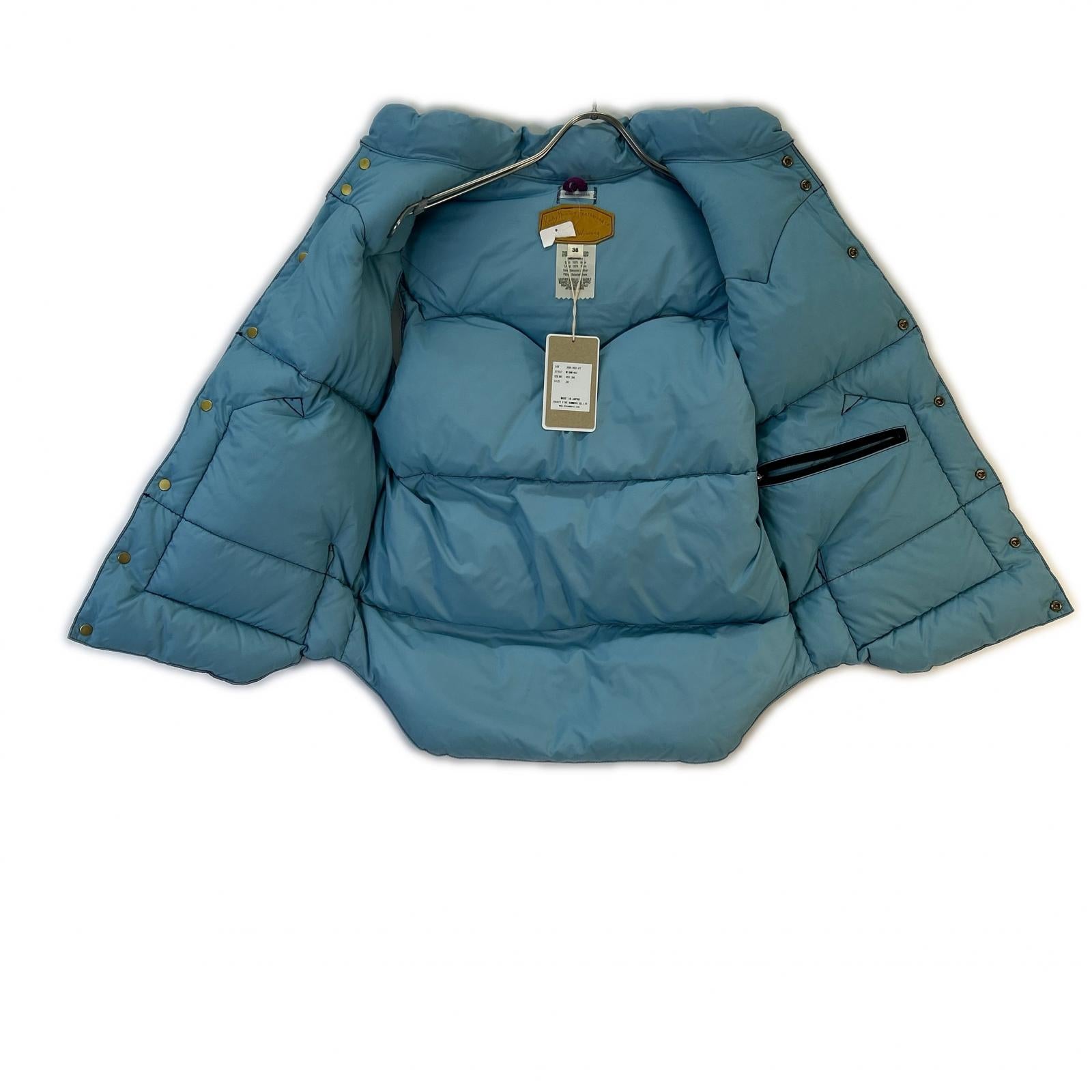 Rocky Mountain Featherbed ロッキーマウンテンフェザーベッド ×ウエアハウス ブルー WH DOWN VEST ベスト