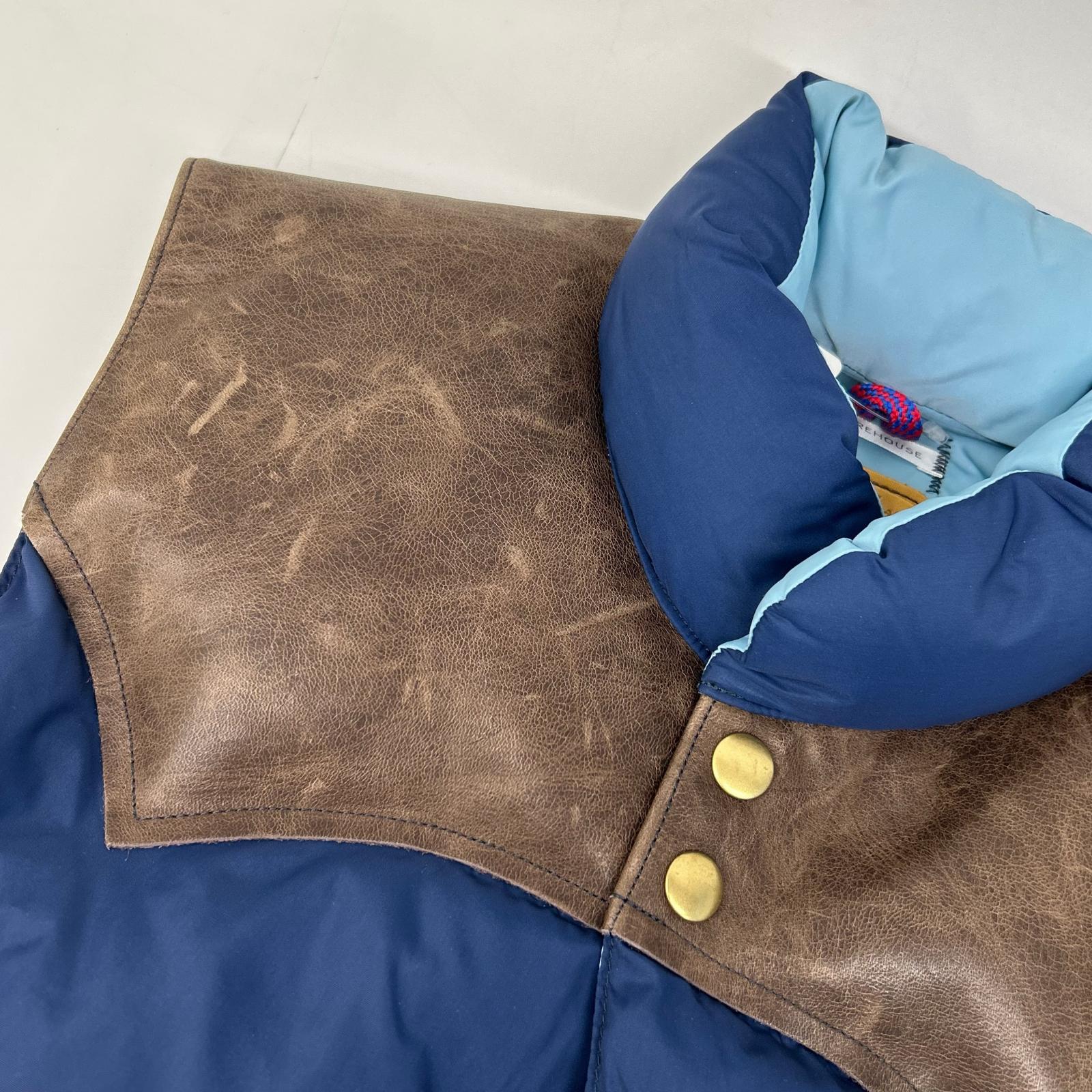 Rocky Mountain Featherbed ロッキーマウンテンフェザーベッド ×ウエアハウス ブルー WH DOWN VEST ベスト