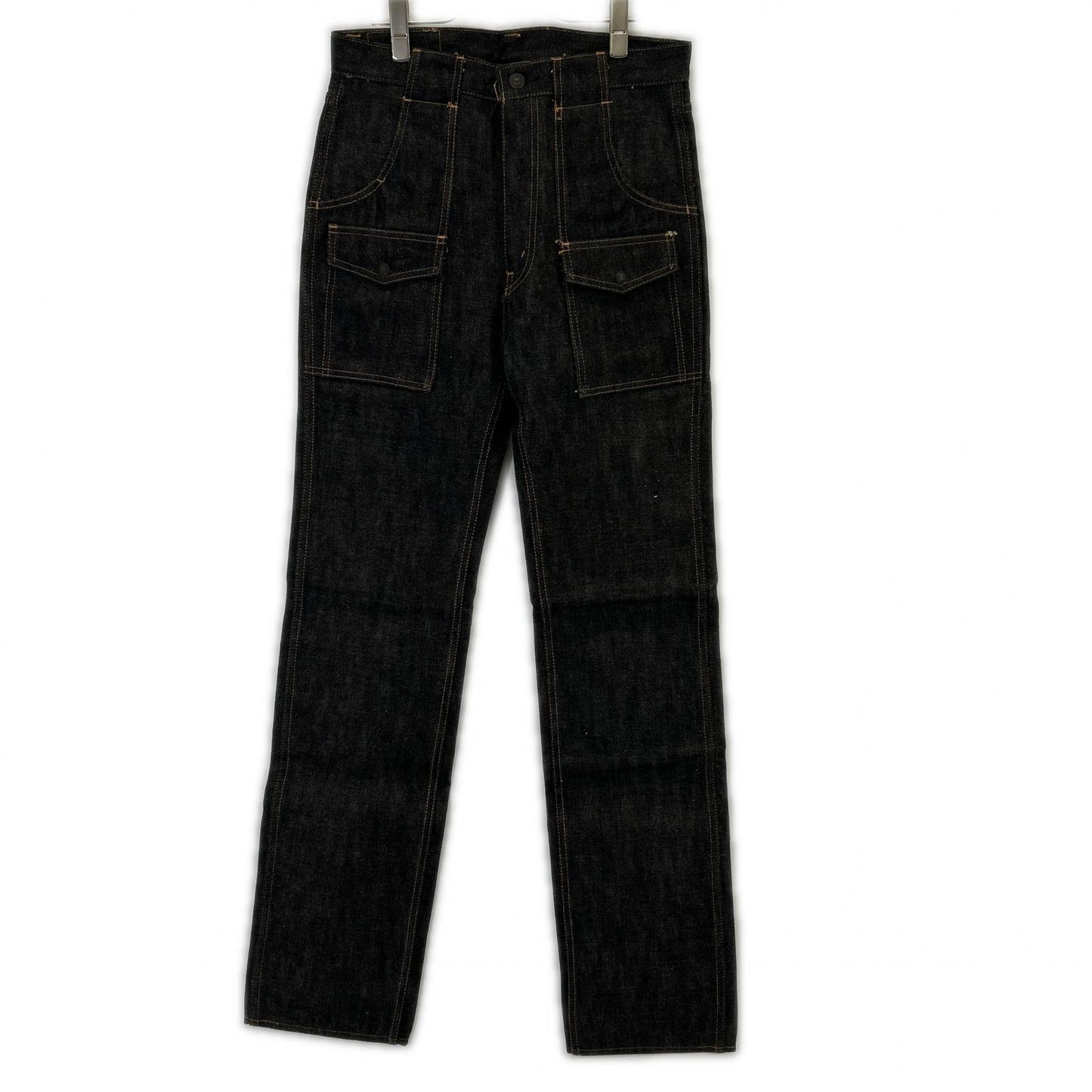 JOE MCCOY 959BK Black Bush Pants Bottoms W30 L36 Men's