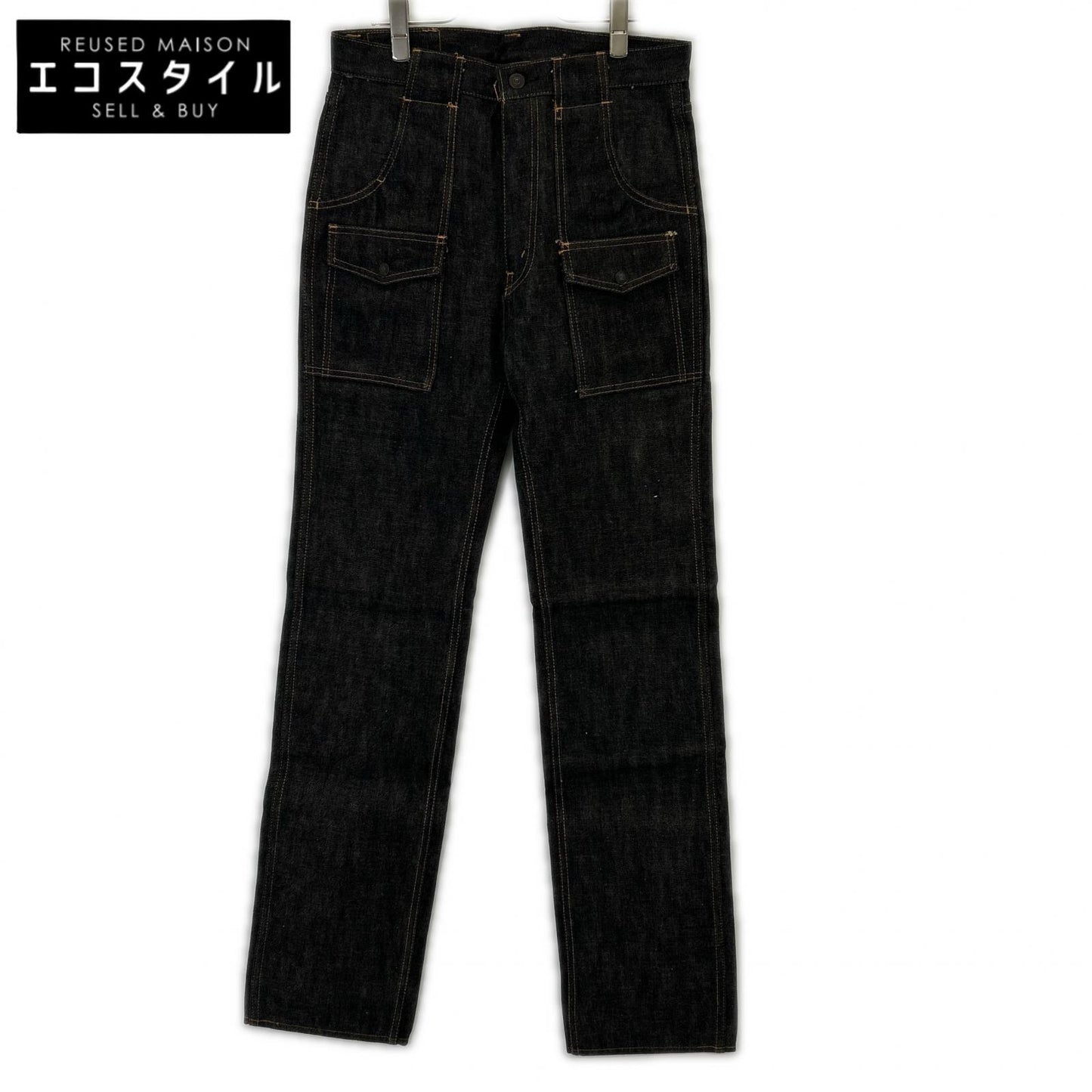 JOE MCCOY 959BK Black Bush Pants Bottoms W30 L36 Men's