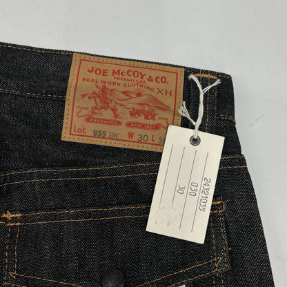 JOE MCCOY 959BK Black Bush Pants Bottoms W30 L36 Men's