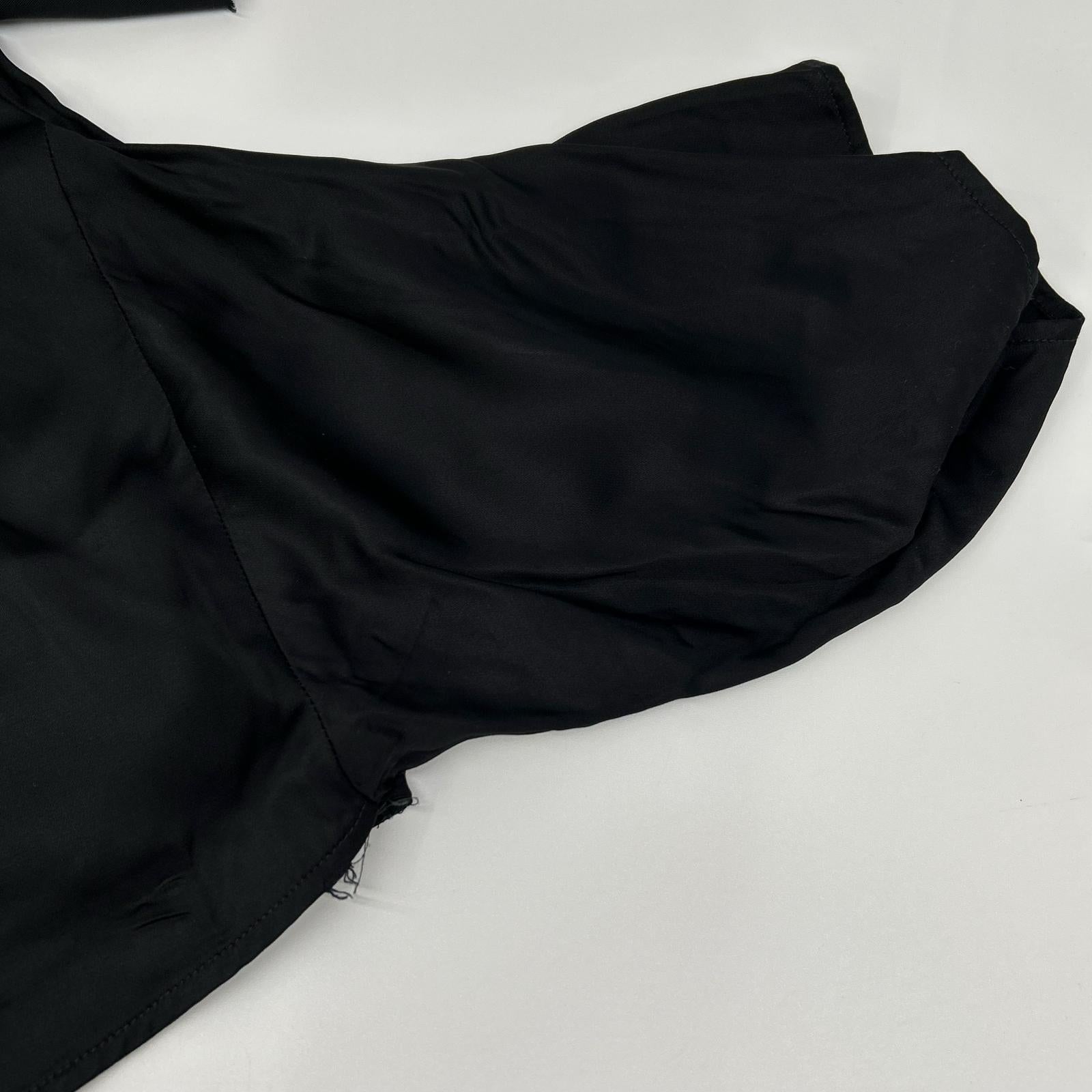 MM6 エムエムシックス S52CT0678 ブラック 半袖ワンピース ワンピース