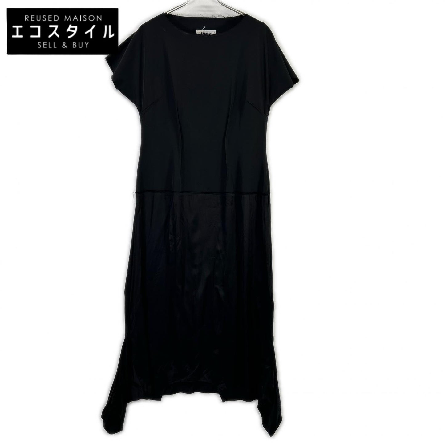MM6 エムエムシックス S52CT0678 ブラック 半袖ワンピース ワンピース