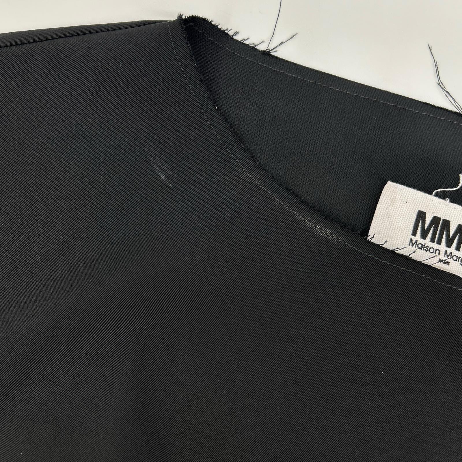 MM6 エムエムシックス S52CT0678 ブラック 半袖ワンピース ワンピース