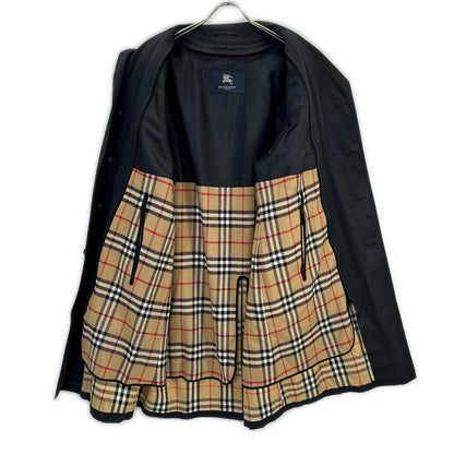 BURBERRY LONDON バーバリーロンドン ブラック ライナー付き ステンカラーコート コート