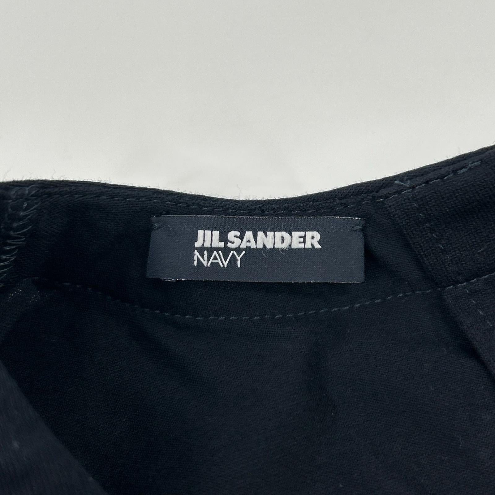 JIL SANDER NAVY ジルサンダーネイビー 18年製 JNWM7006A ネイビー 半袖トップス トップス