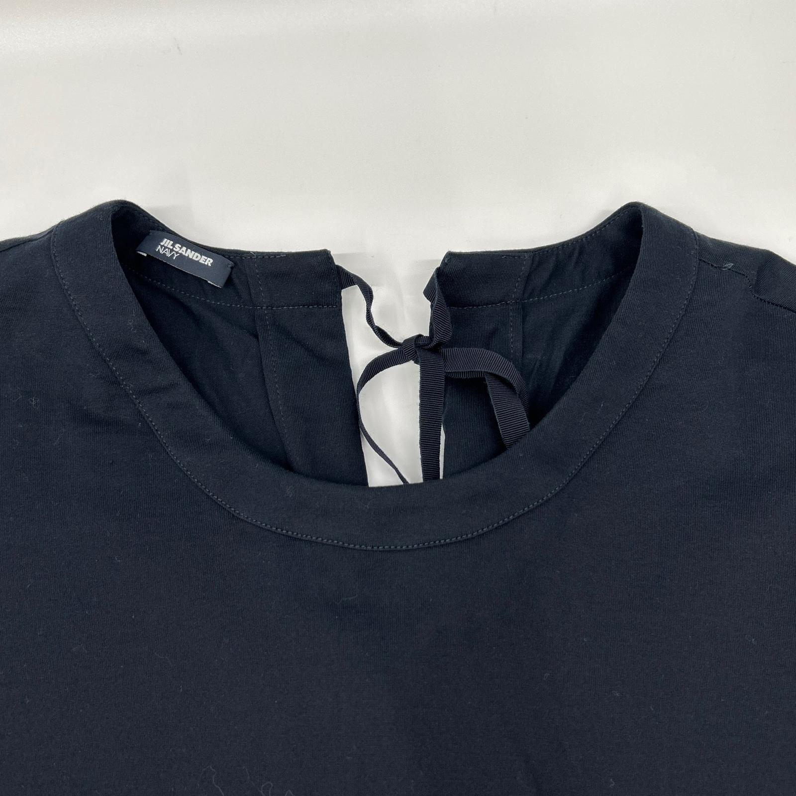 JIL SANDER NAVY ジルサンダーネイビー 18年製 JNWM7006A ネイビー 半袖トップス トップス
