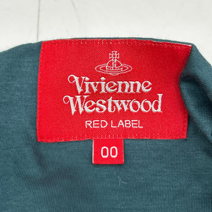 VivienneWestwoodRedLabel ヴィヴィアンウエストウッドレッドレーベル グリーン ベルト付き 変形ワンピース ワンピース