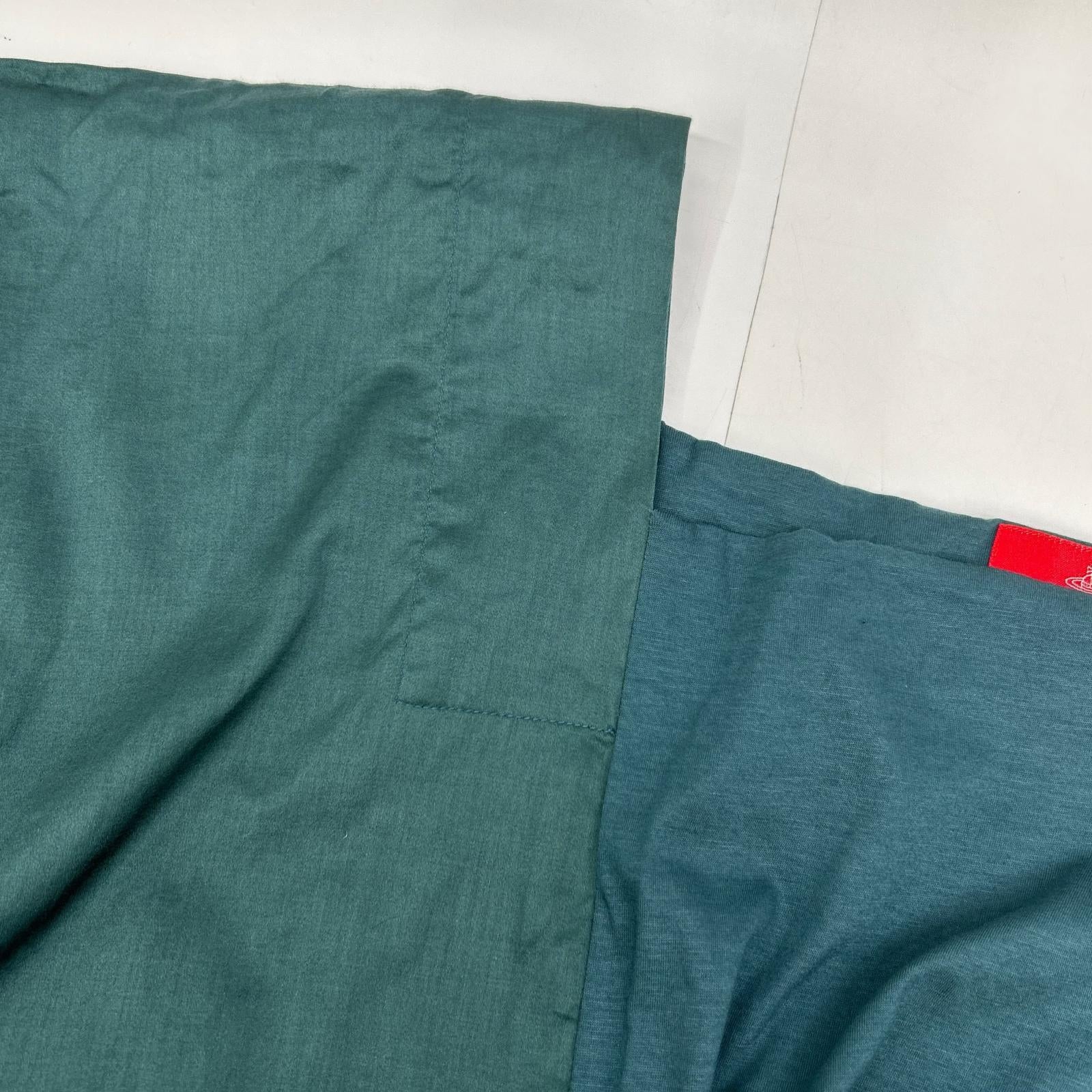 VivienneWestwoodRedLabel ヴィヴィアンウエストウッドレッドレーベル グリーン ベルト付き 変形ワンピース ワンピース