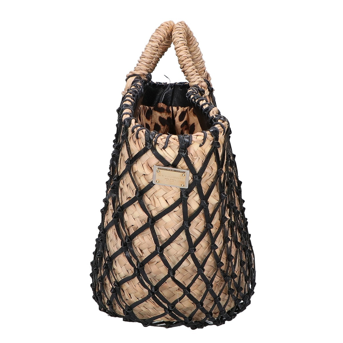 DOLCE&amp;GABBANA ドルチェアンドガッバーナ 【美品】レザー 編み込み かごバッグ 美品】レザー 編み込み かごバッグ ハンドバッグ レディース – style