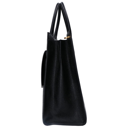 THOM BROWNE Thom Browne Like New MAG228A-00198-001 Pebbled Grain Large Duet Tote Bag