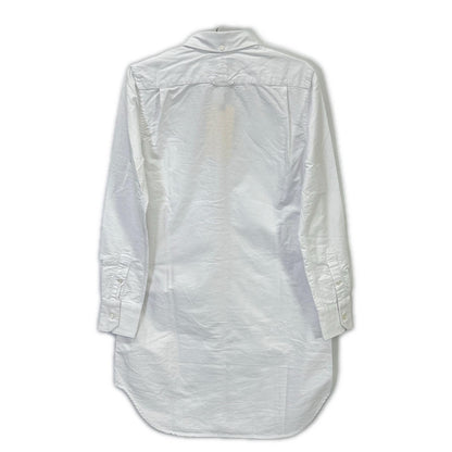 THOM BROWNE トムブラウン FDS002E-00139-100 ホワイト クラシック オックスフォード ロングシャツ トップス