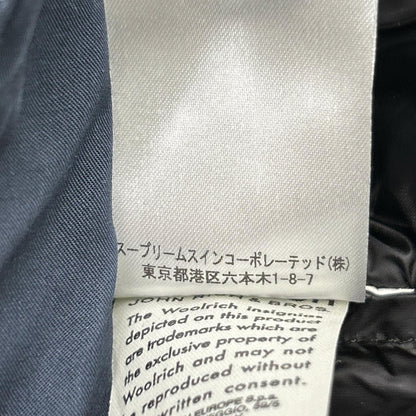 海军蓝 兔毛 尼龙 派克大衣 XS 女士