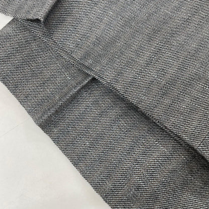 DRIES VAN NOTEN ドリスヴァンノッテン グレー ウール×リネン スラックス ボトムス