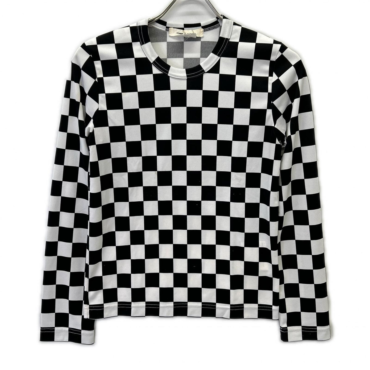 COMMEdesGARCONS コムデギャルソン 21SS GH-T010 チェッカー ロングスリーブ カットソー トップス