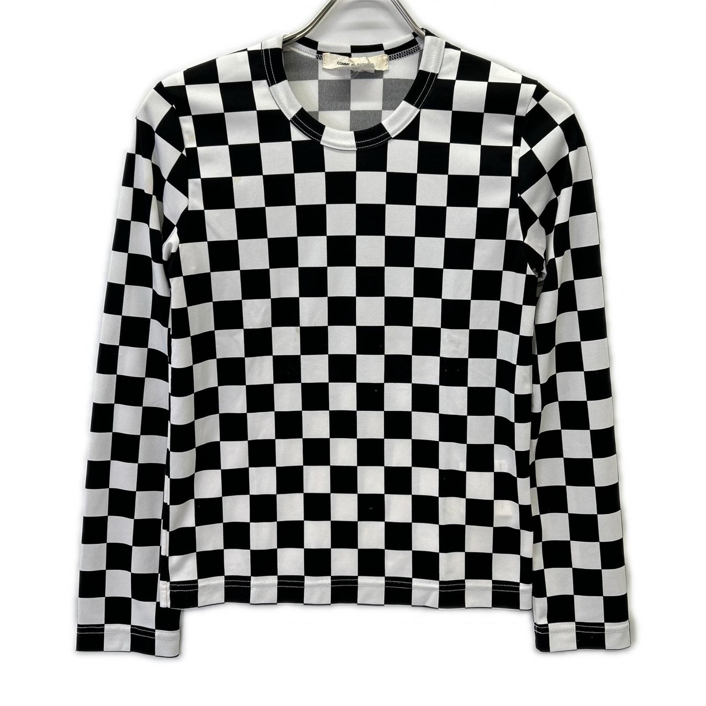 COMMEdesGARCONS コムデギャルソン 21SS GH-T010 チェッカー ロングスリーブ カットソー トップス