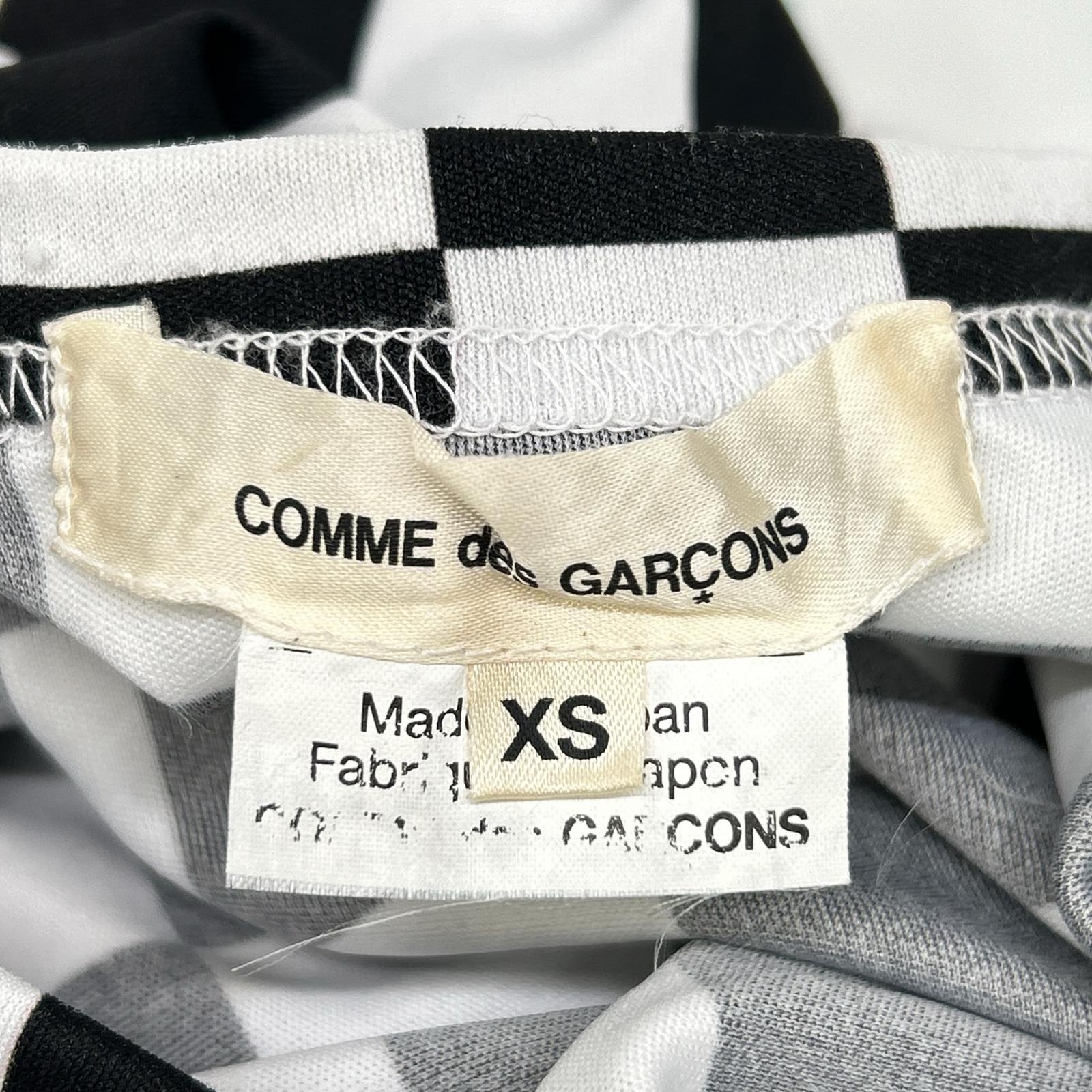 COMMEdesGARCONS コムデギャルソン 21SS GH-T010 チェッカー ロングスリーブ カットソー トップス