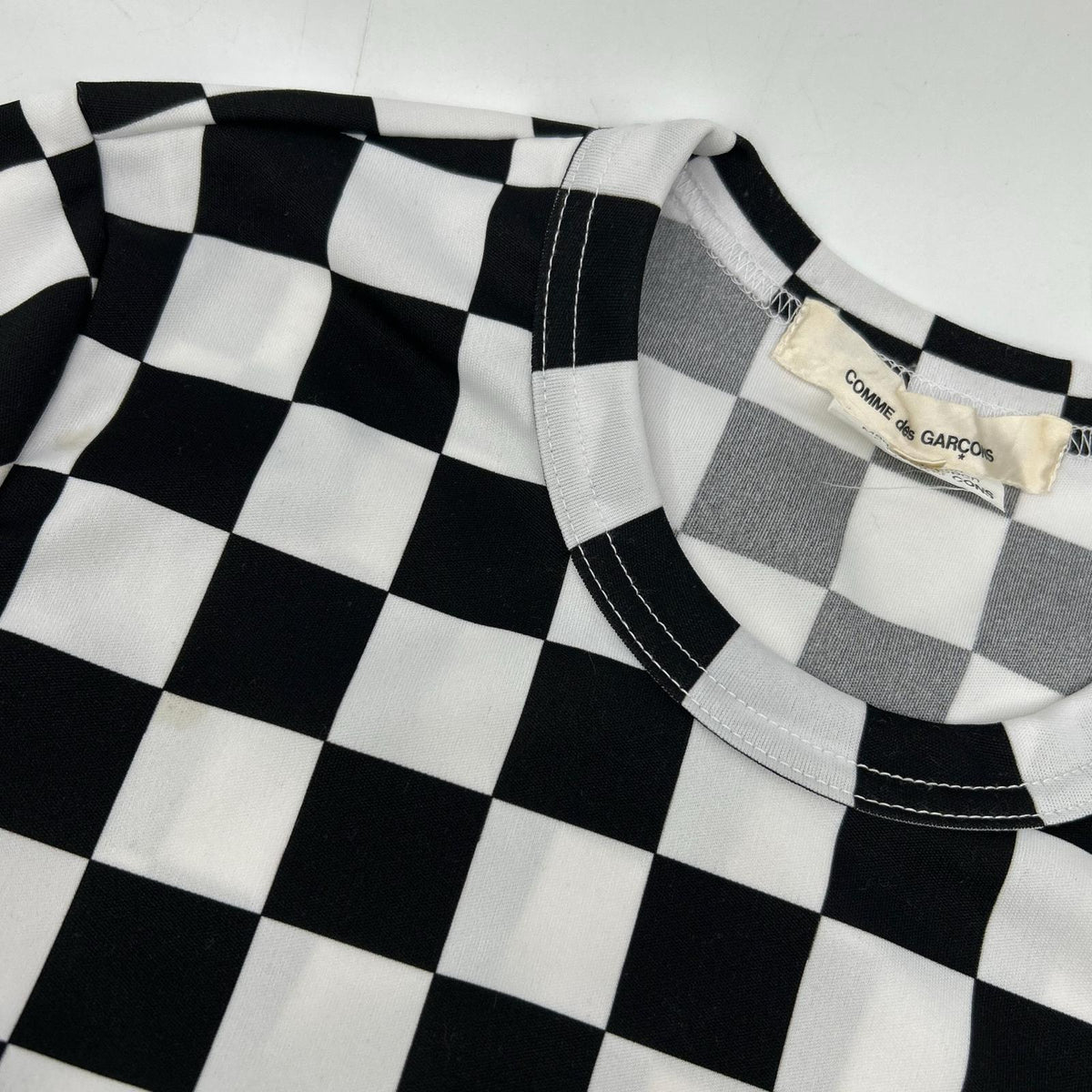 COMMEdesGARCONS コムデギャルソン 21SS GH-T010 チェッカー ロングスリーブ カットソー トップス