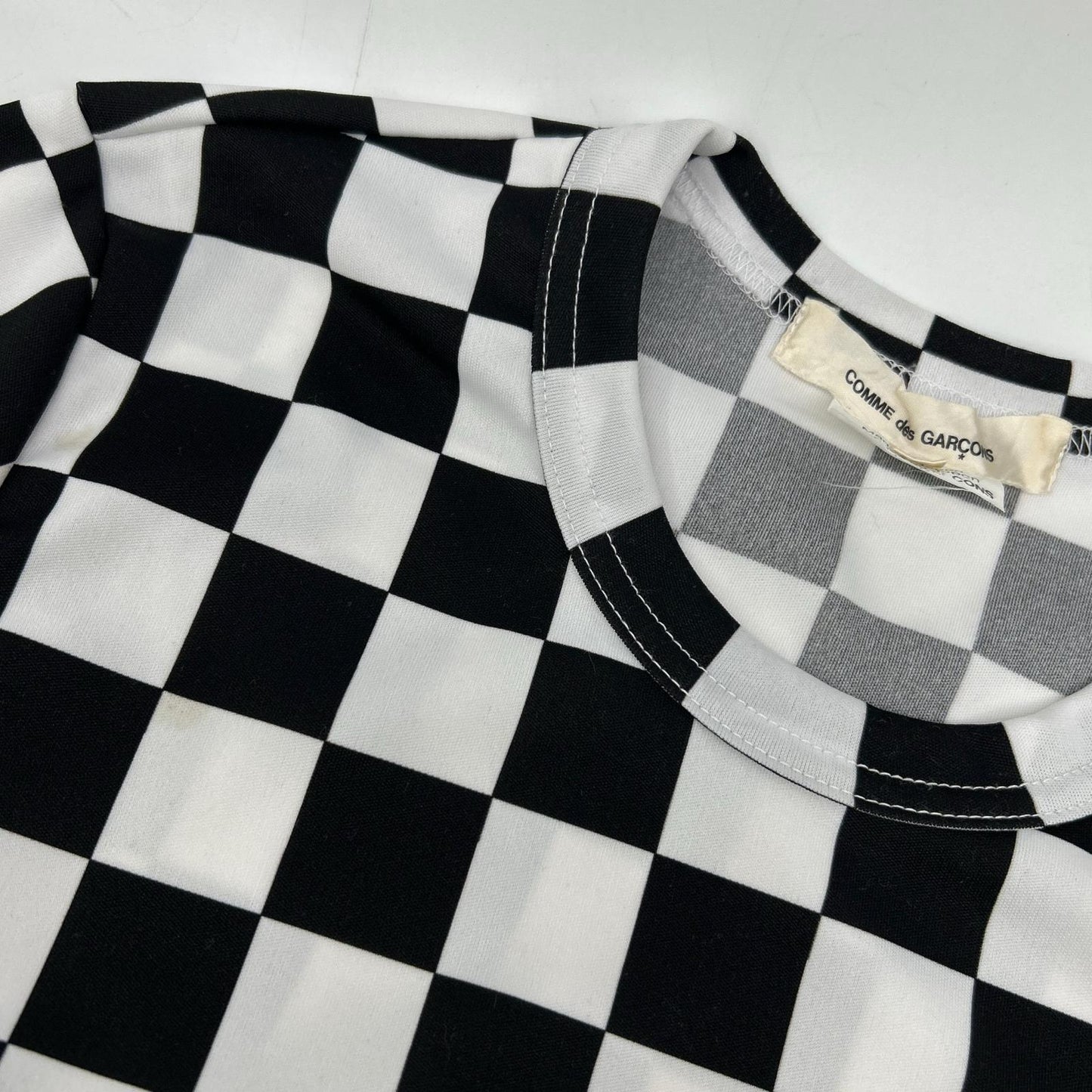 COMMEdesGARCONS コムデギャルソン 21SS GH-T010 チェッカー ロングスリーブ カットソー トップス