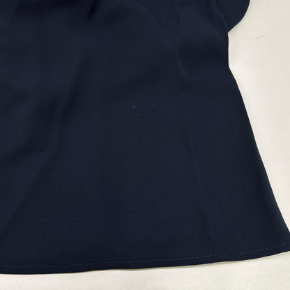 314-55-0650-7894 Navy Frill One-Piece Dress M Women's