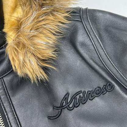 AVIREX Avirex 6251004 black B-6 flight bomber jacket jacket