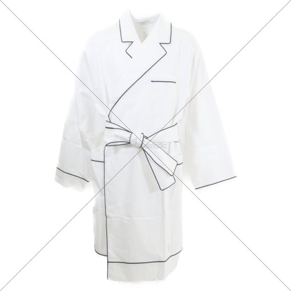 Unused New PATCH POCKET ROBE W/ PIPING IN POPLIN ROBE Other 4 Men's