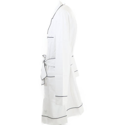 Unused New PATCH POCKET ROBE W/ PIPING IN POPLIN ROBE Other 4 Men's
