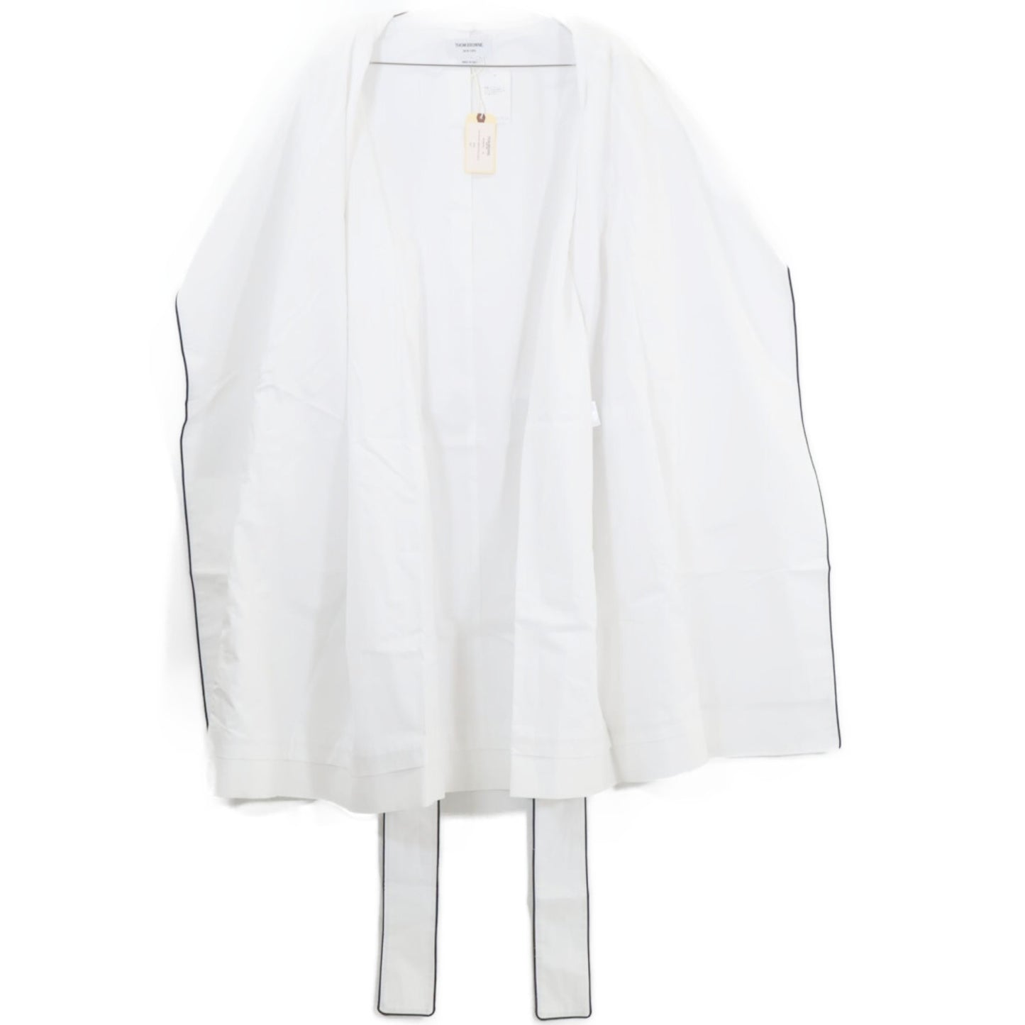 Unused New PATCH POCKET ROBE W/ PIPING IN POPLIN ROBE Other 4 Men's