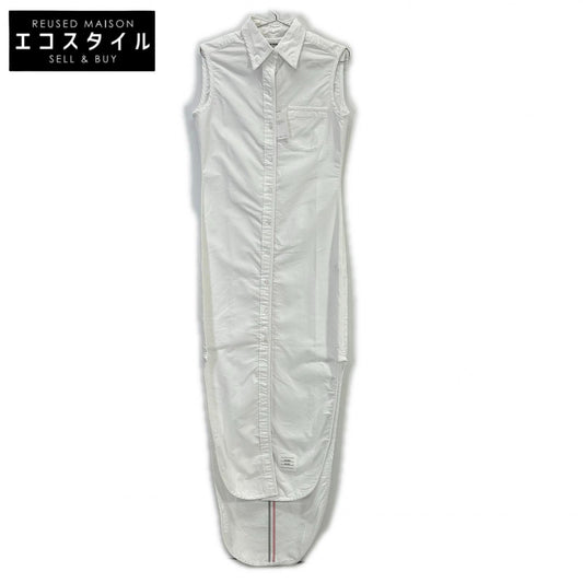 WHITE OXFORD SLEEVELESS DRESS Dress 36 Ladies