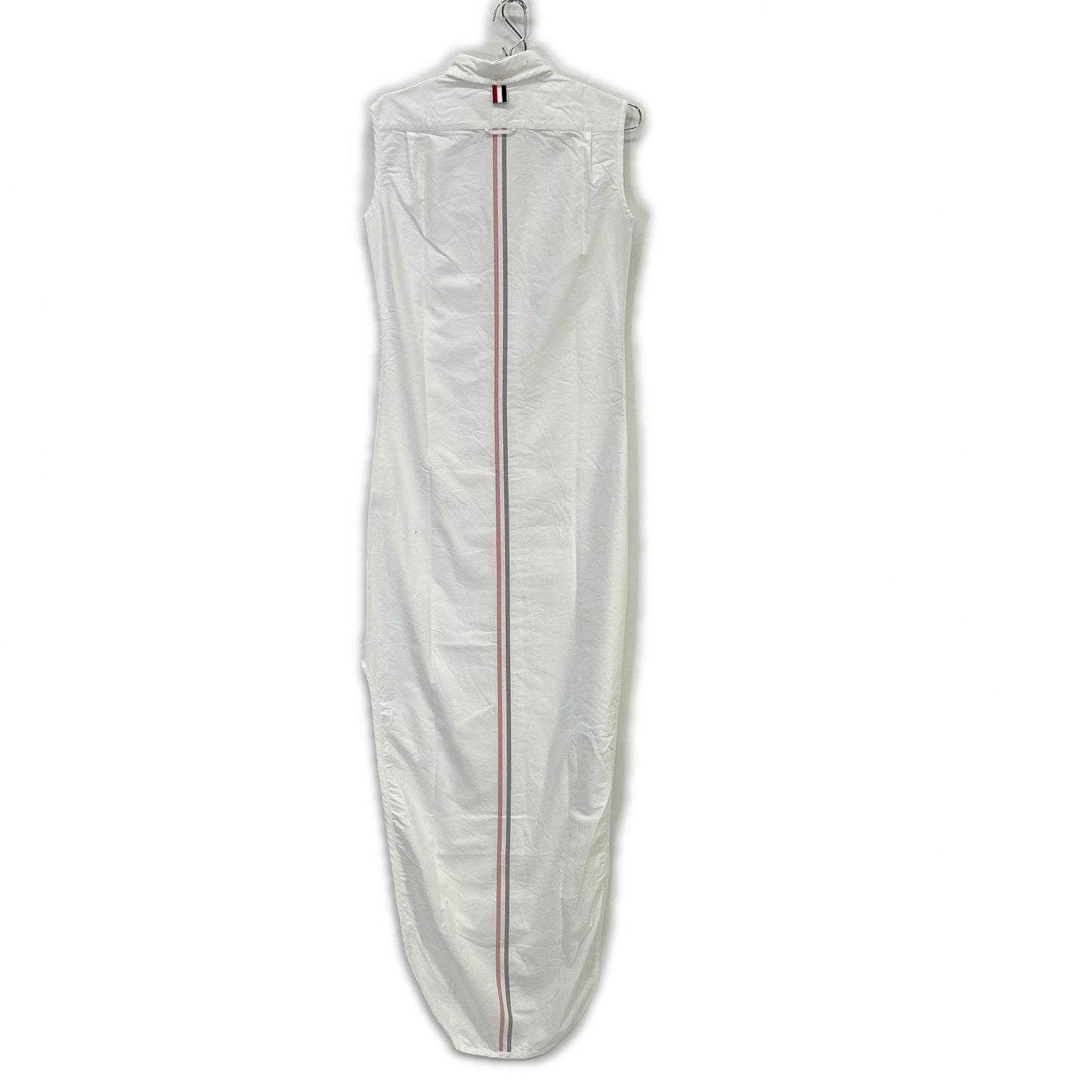THOM BROWNE トムブラウン ホワイト オックスフォード ノースリーブ ワンピース ワンピース