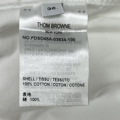 THOM BROWNE トムブラウン ホワイト オックスフォード ノースリーブ ワンピース ワンピース