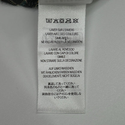 Supreme シュプリーム 25AW ブラック Metallic Plaid Zip Up Shirt トップス