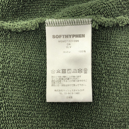 SOFTHYPHEN ソフトハイフン MGMCT221096 カーキ クルーネック スウェット トップス