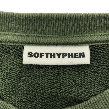 SOFTHYPHEN ソフトハイフン MGMCT221096 カーキ クルーネック スウェット トップス
