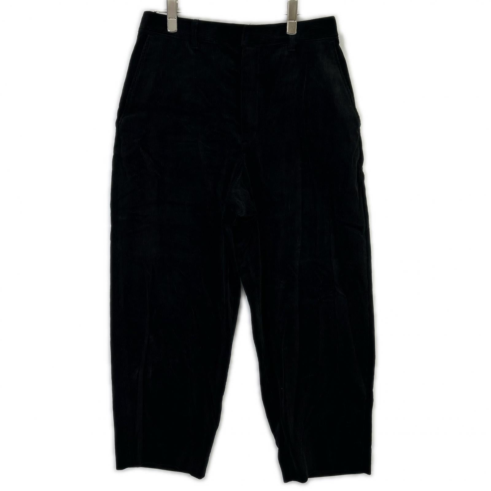 MGMFP221119-009 22AW Black Corduroy Wide Pants Bottoms 03 Men's