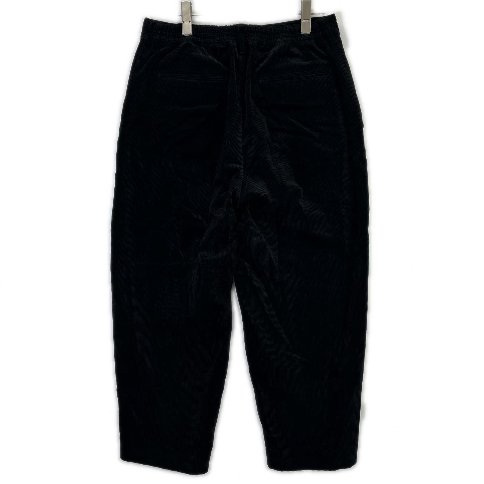 MGMFP221119-009 22AW Black Corduroy Wide Pants Bottoms 03 Men's